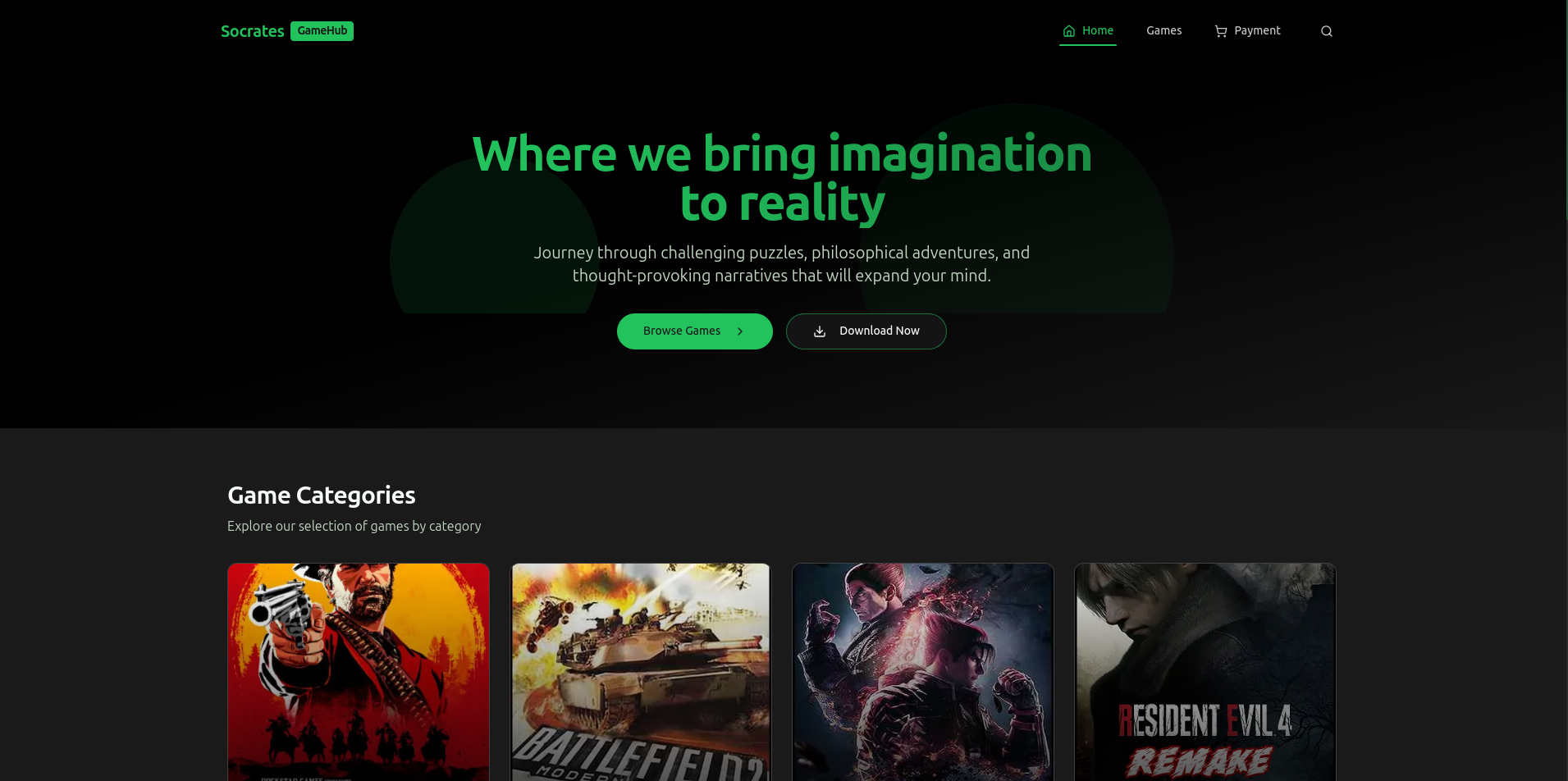Socrates GameHub